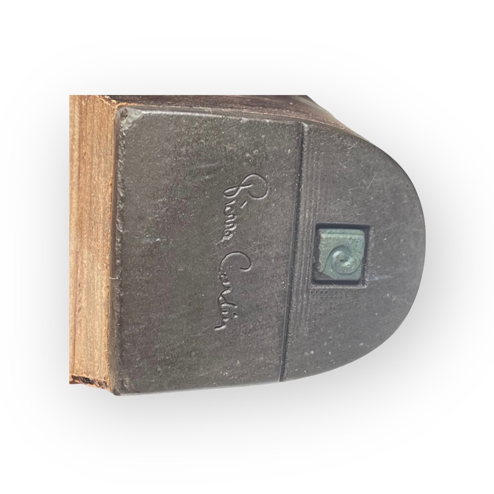 Vintage 70’s: Pierre Cardin  Leather Western Inspired Cut Out Boots  Cognac 9M - Picture 11 of 16